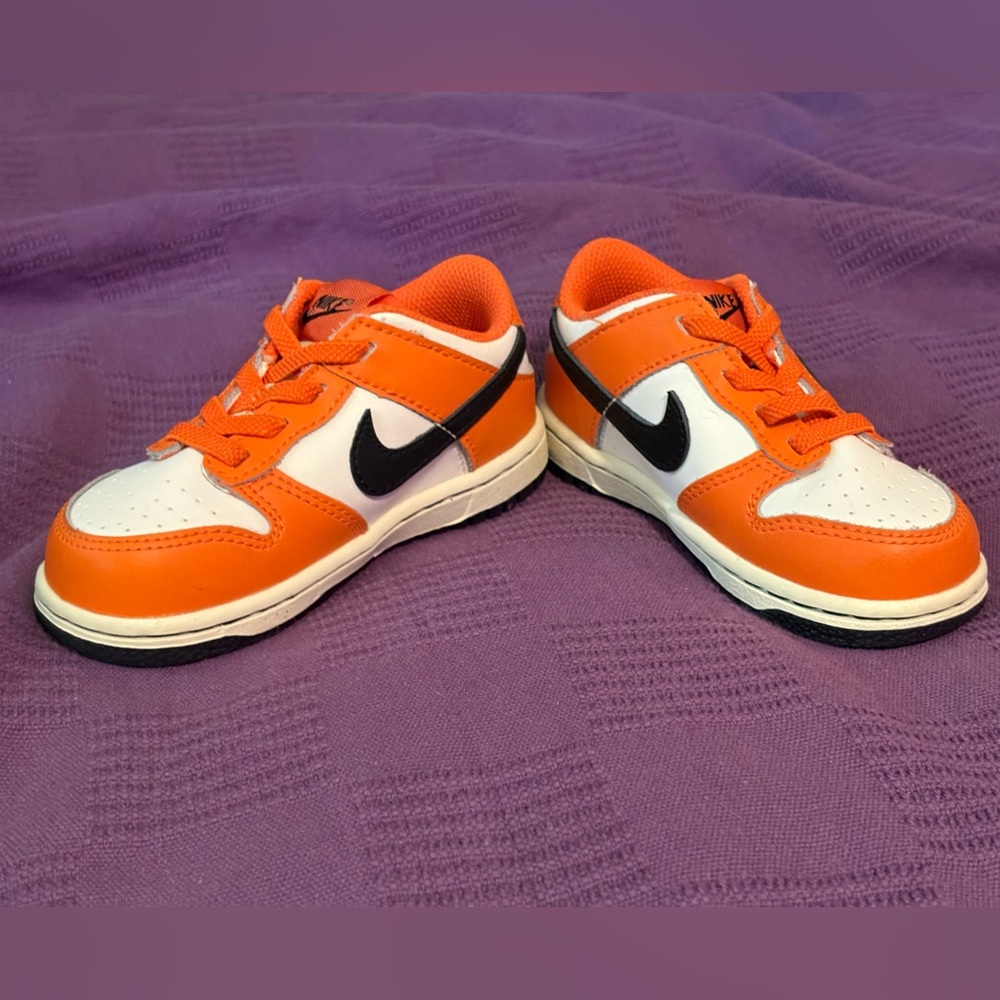 Nike Kids' Sneakers in Orange and White